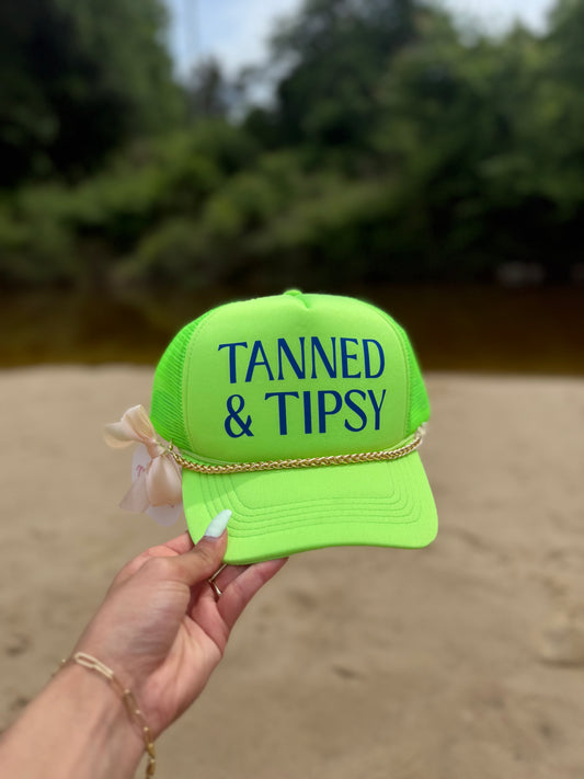 Tanned & Tipsy Trucker Hat